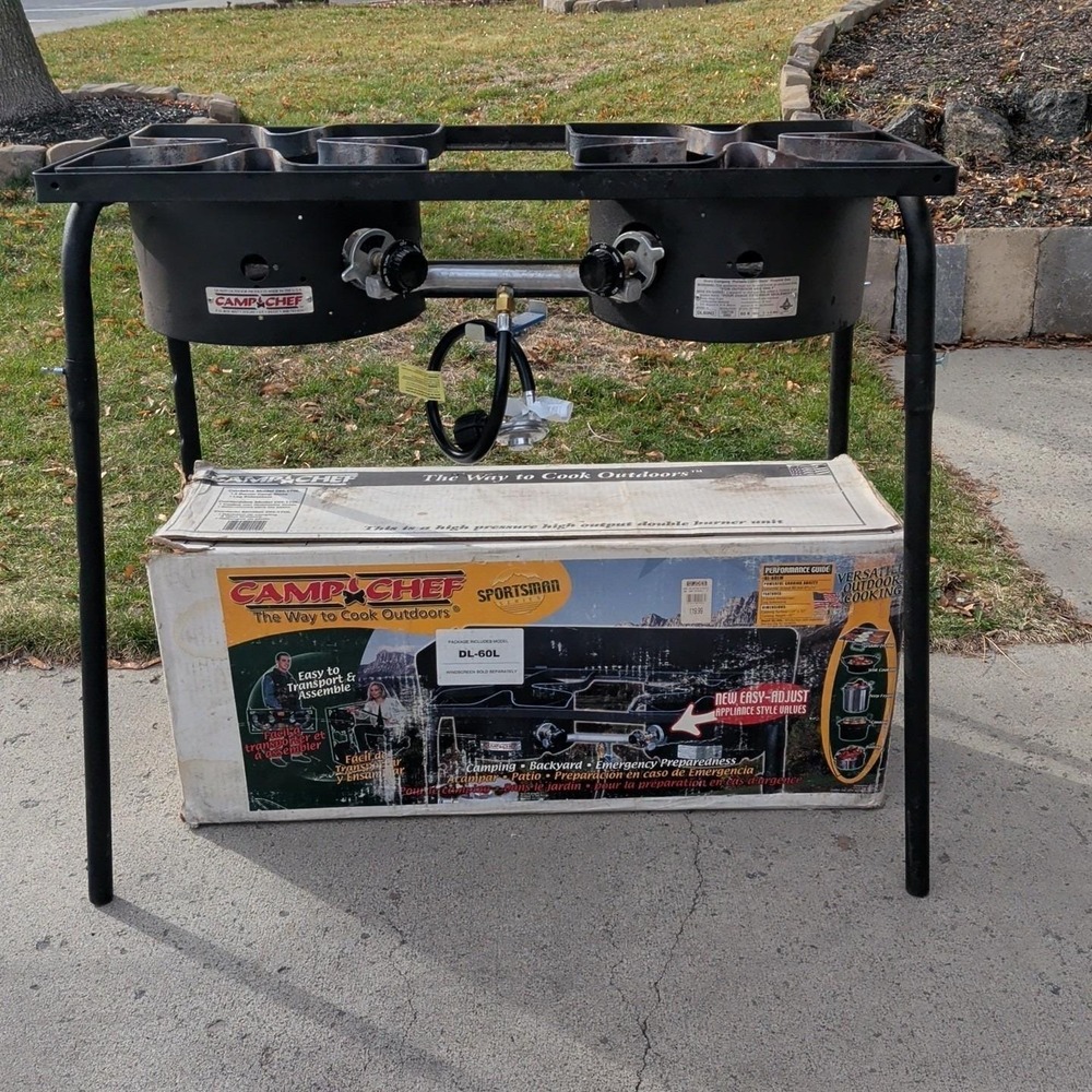 Camp Chef 2 Burner Stove Propane Camping BBQ